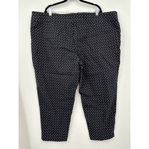 Just My Size Polka Dot Capri Stretch Black White 4XP (26W) NWOT - Picture 3 of 5